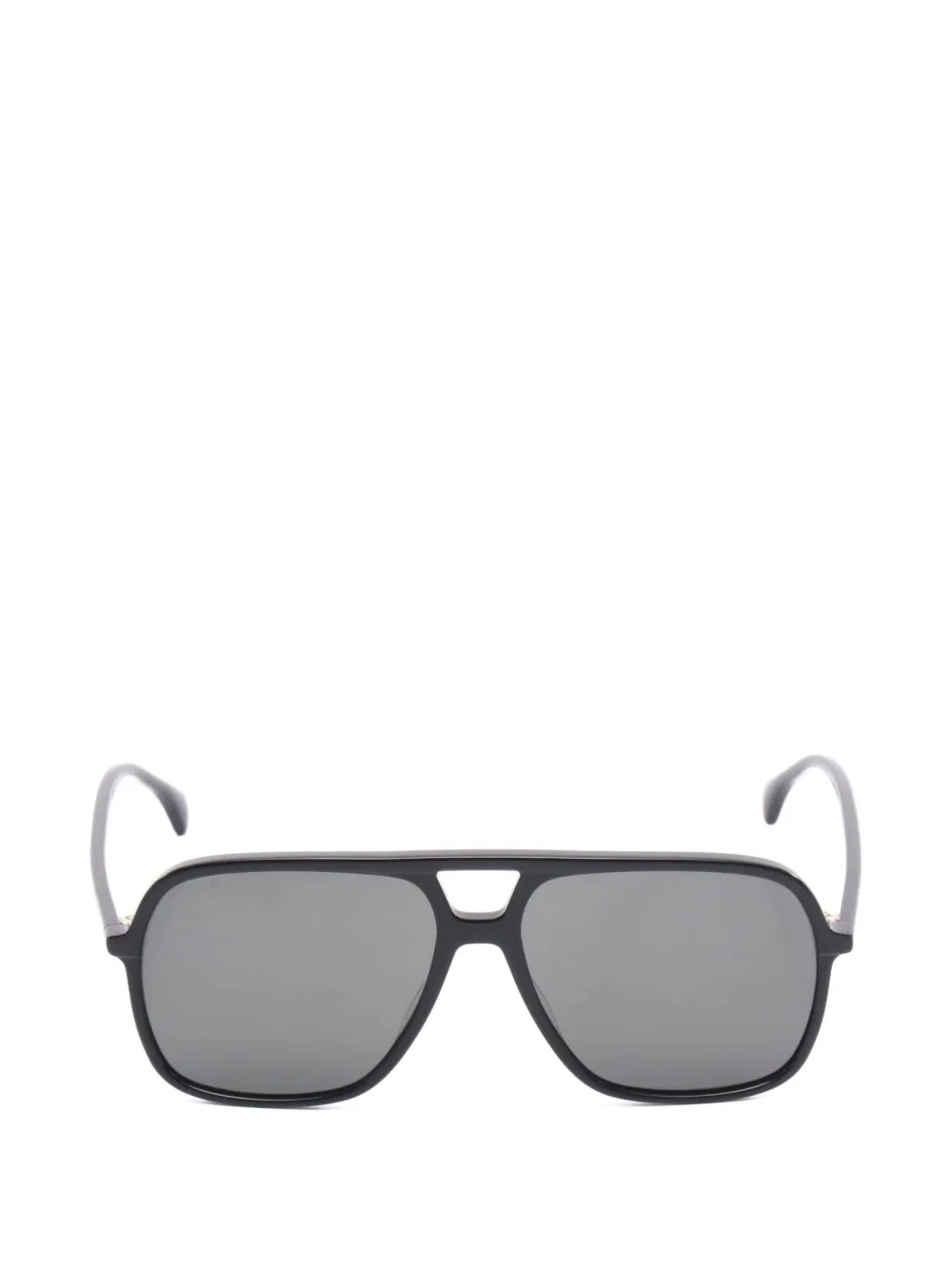 Pre-owned Gucci 2020s Square-frame Sunglasses In Black