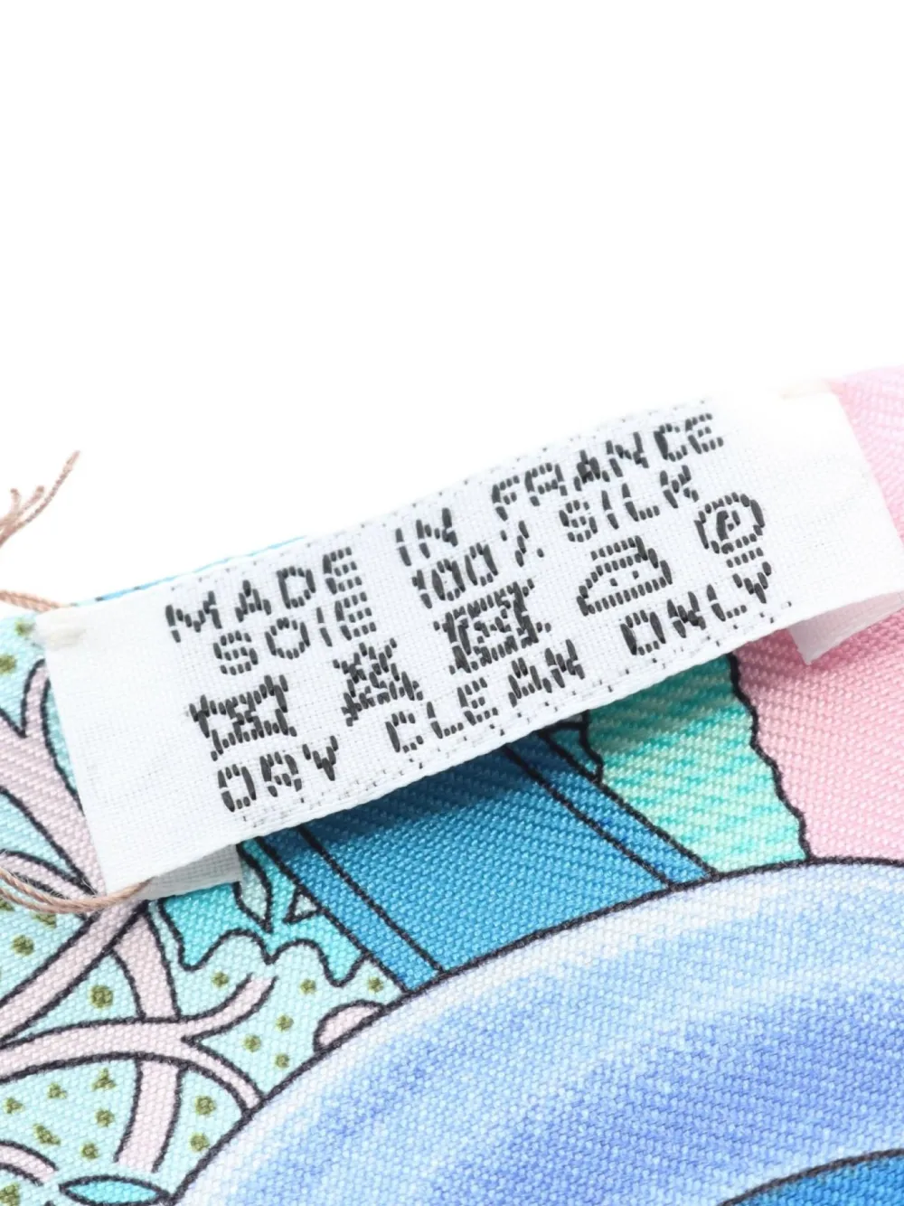Pre-owned Hermes 1920 Grand Manege Fleuri Twilly Scarf In Pink