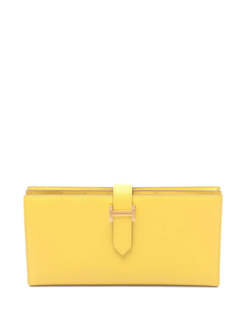Hermès Pre-Owned 2023 Bearn long wallet | Yellow | Image 1
