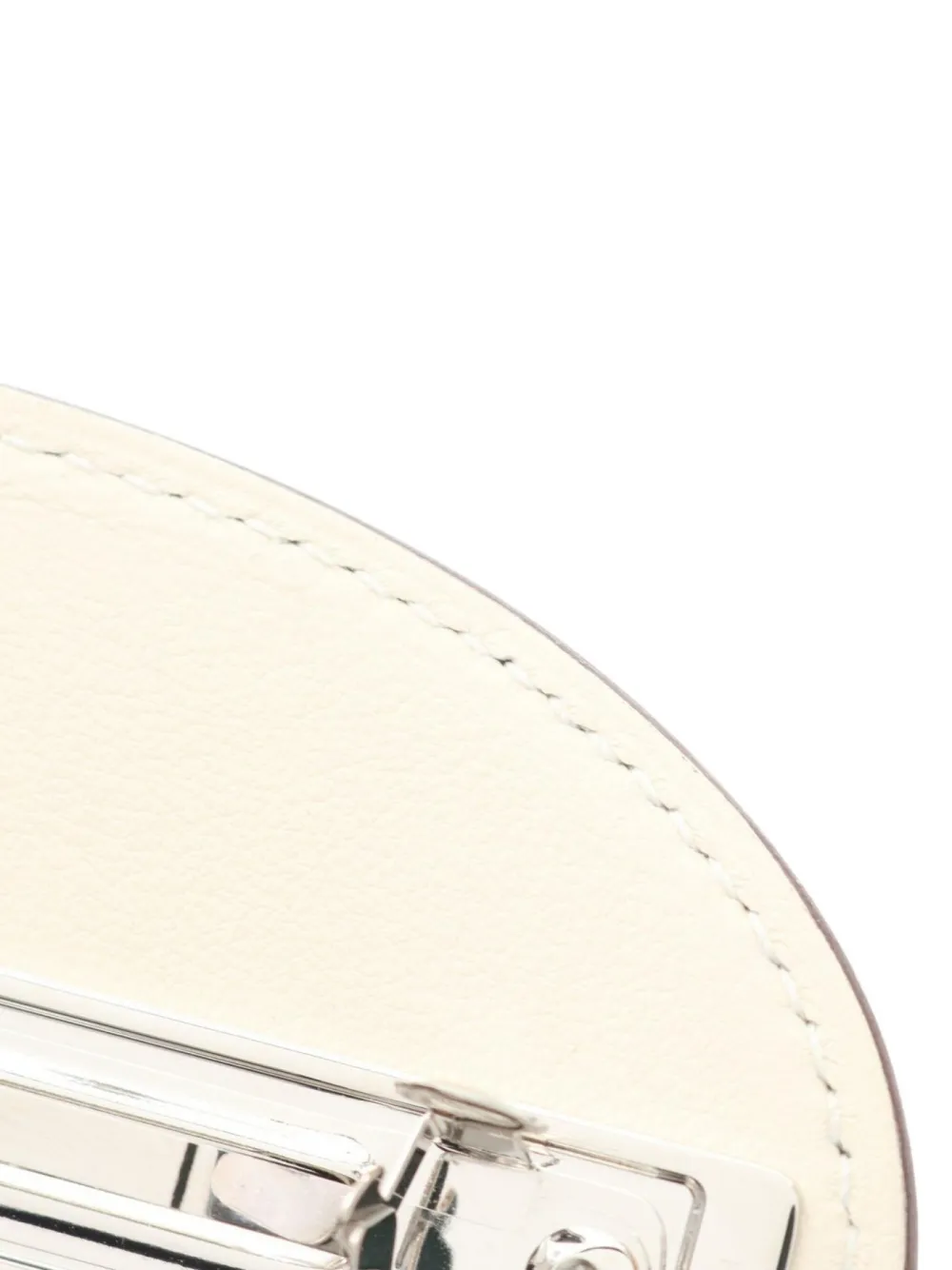 Pre-owned Hermes 2010's Evelyn Nata Hair Clip In White