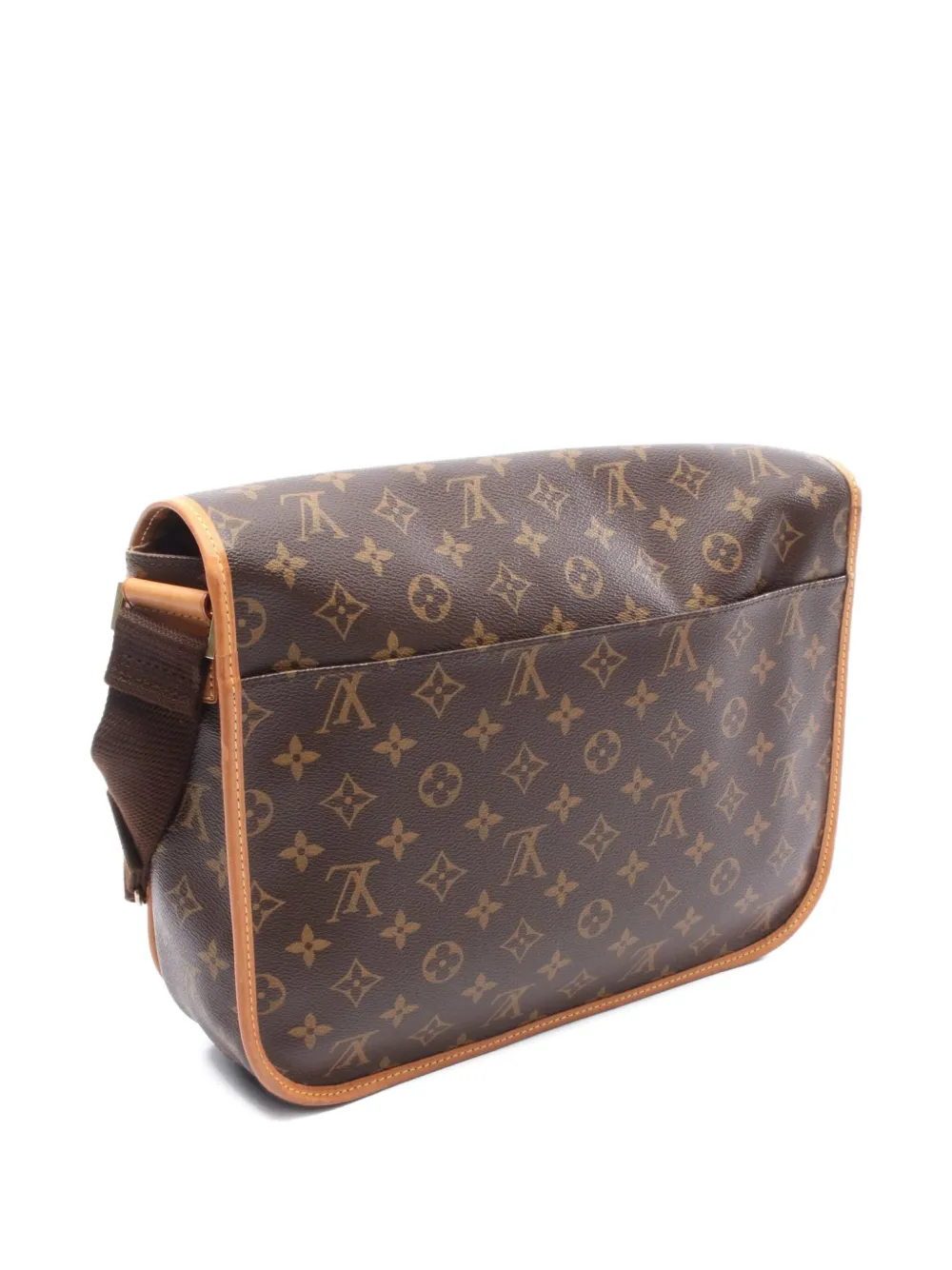 Pre-owned Louis Vuitton 2006 Monogram Messenger Bag In Brown