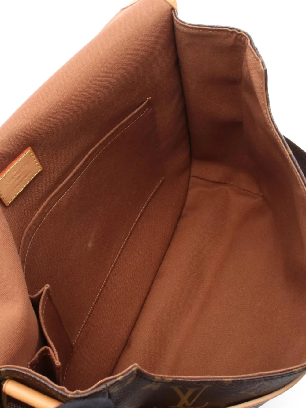 Pre-owned Louis Vuitton 2006 Monogram Messenger Bag In Brown