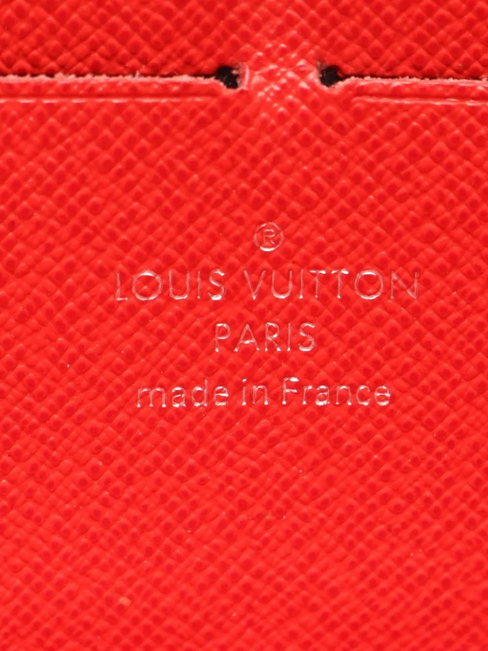 Pre-owned Louis Vuitton 2015 Epi Coquelicot Leather Zip Wallet In Red