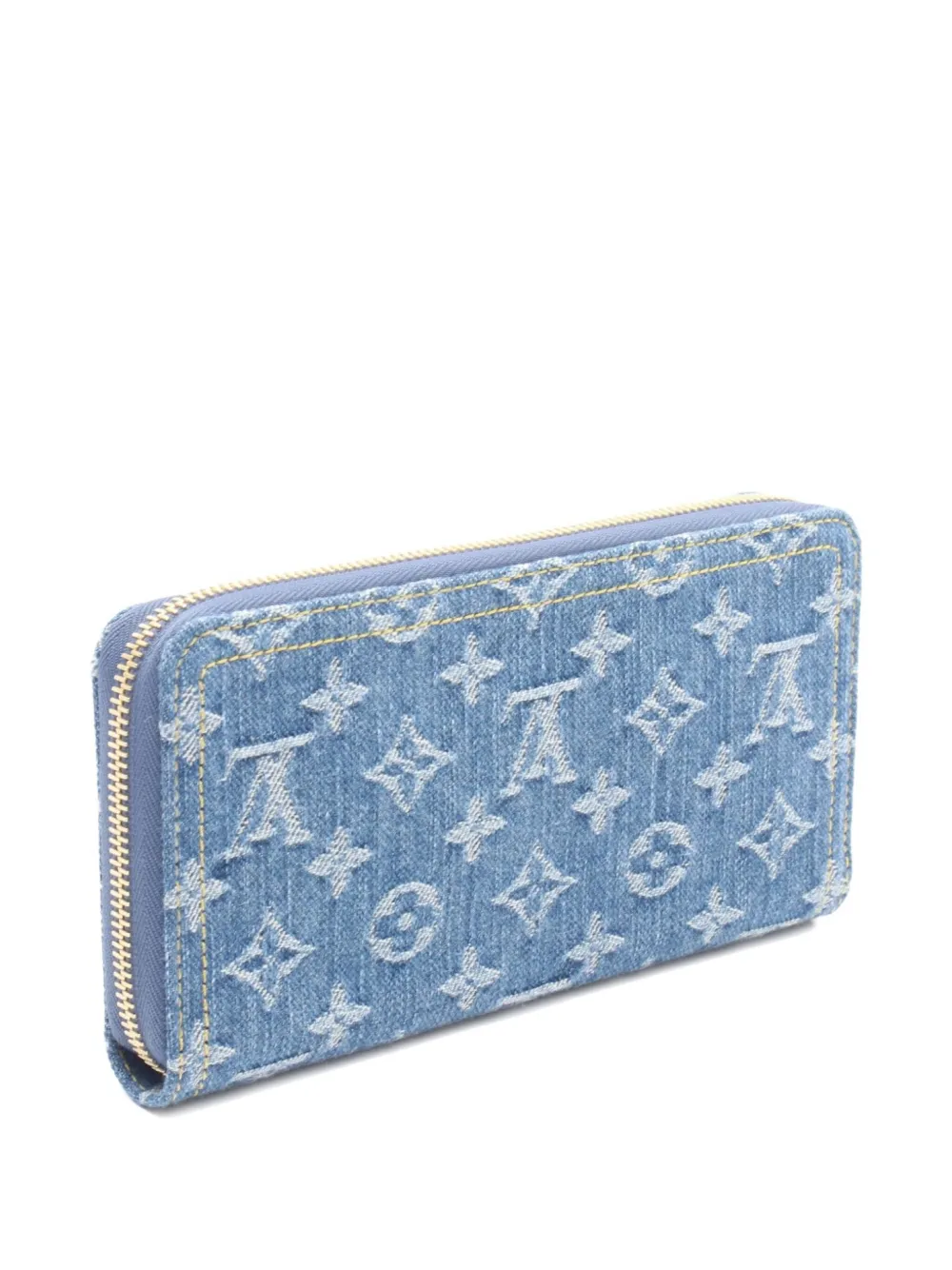 Louis Vuitton Pre-Owned × Takashi Murakami 2010 cherry-print denim wallet | Image 2