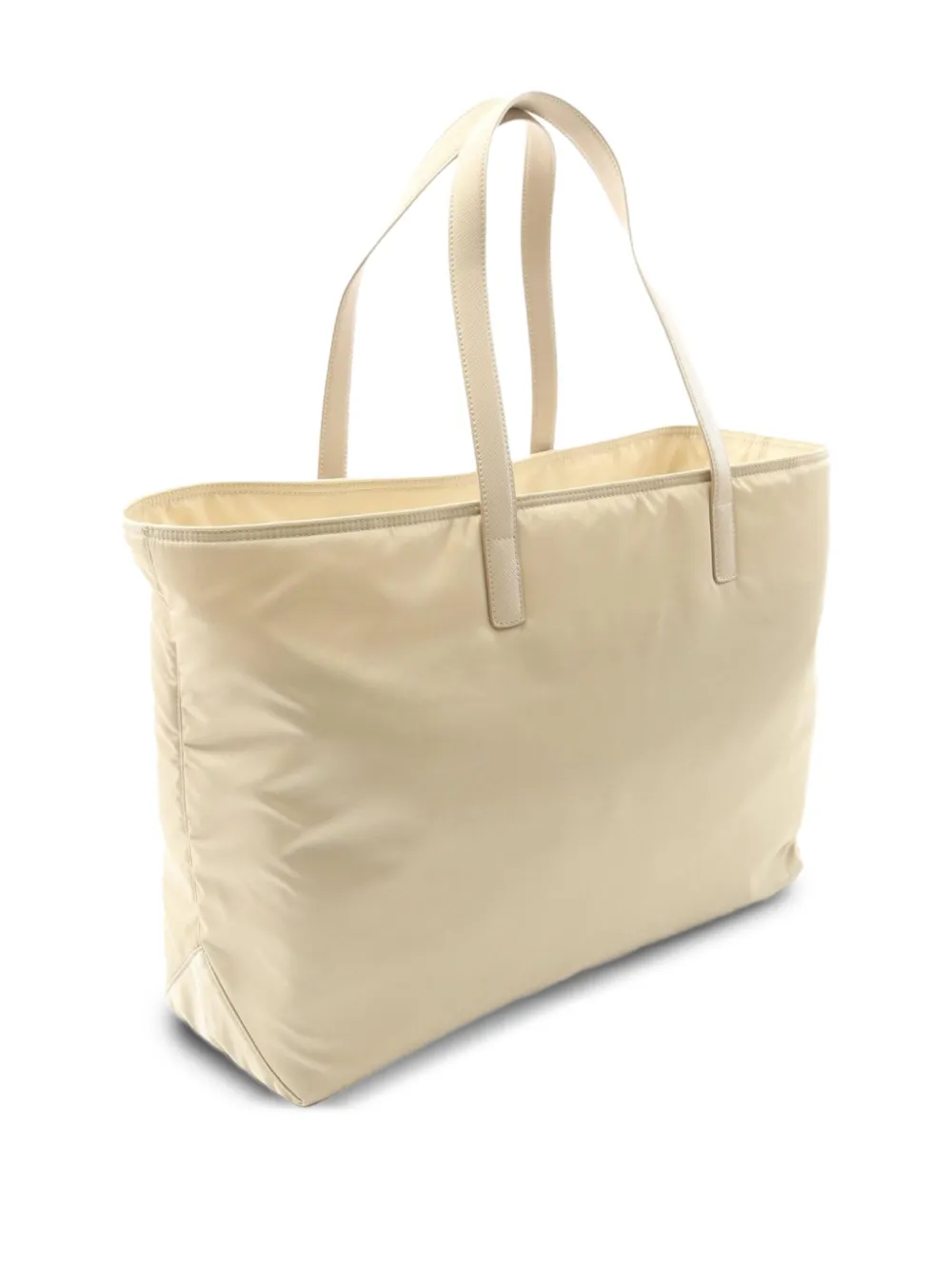 Pre-owned Prada 2020s Re-edition Shoulder Bag In Neutral