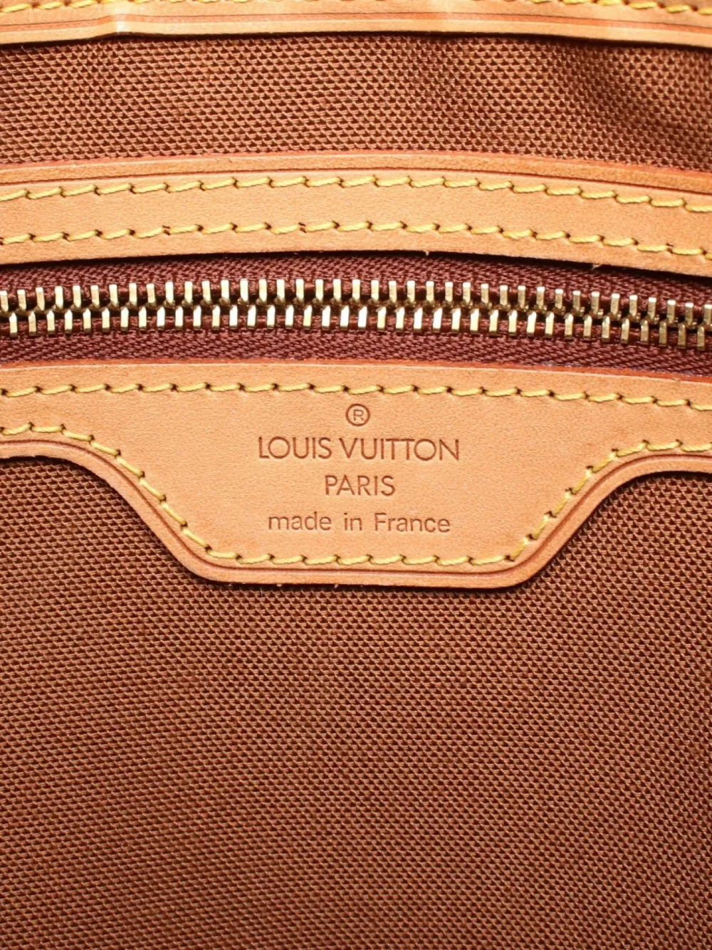 Pre-owned Louis Vuitton 2001 Vivian Gm Monogram Shoulder Bag In Brown