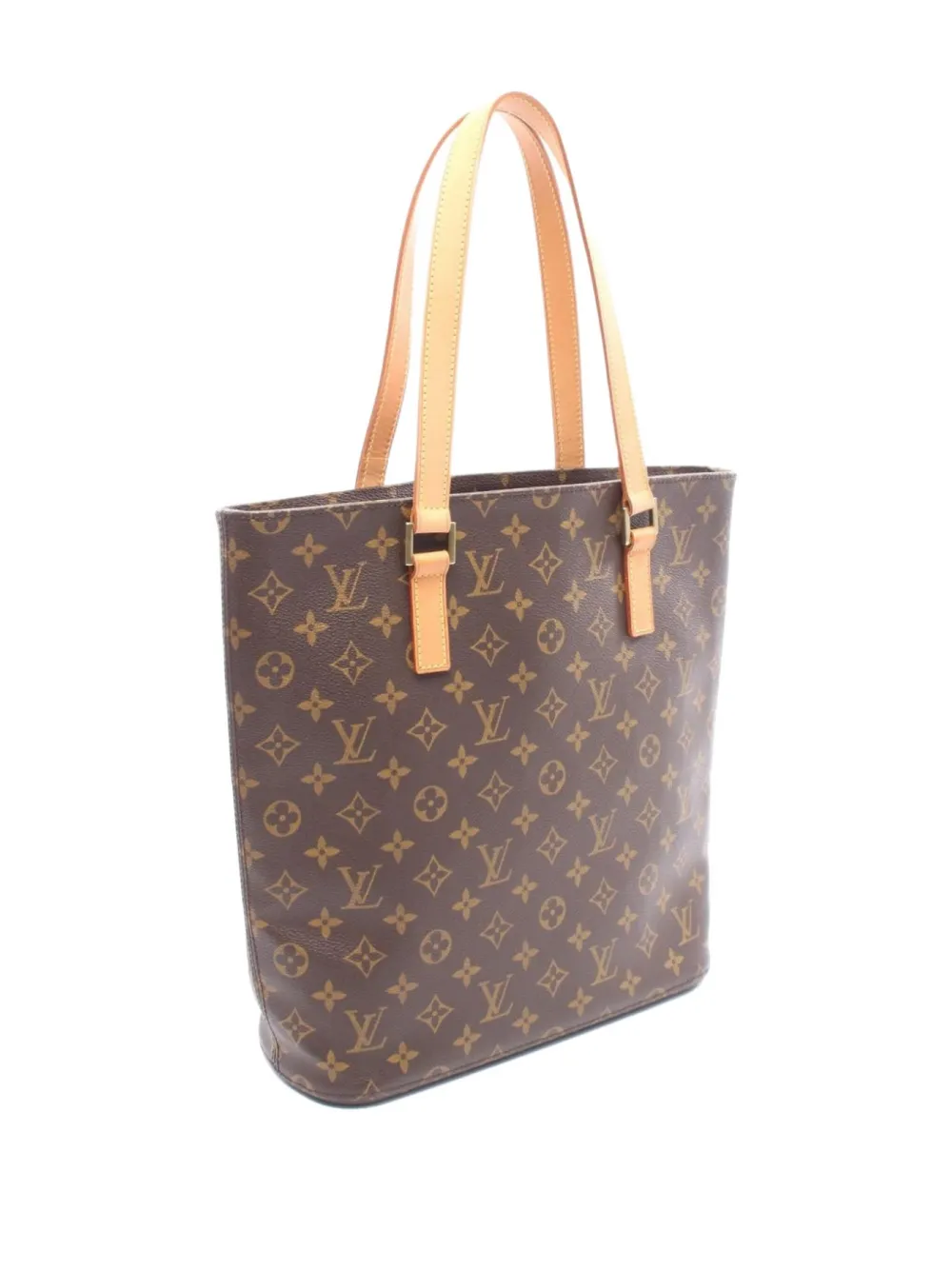 Pre-owned Louis Vuitton 2001 Vivian Gm Monogram Shoulder Bag In Brown