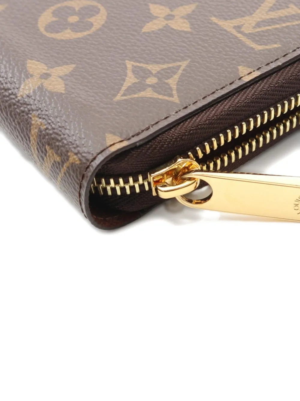 Pre-owned Louis Vuitton 2021 Monogram-canvas Zip-around Wallet In Brown