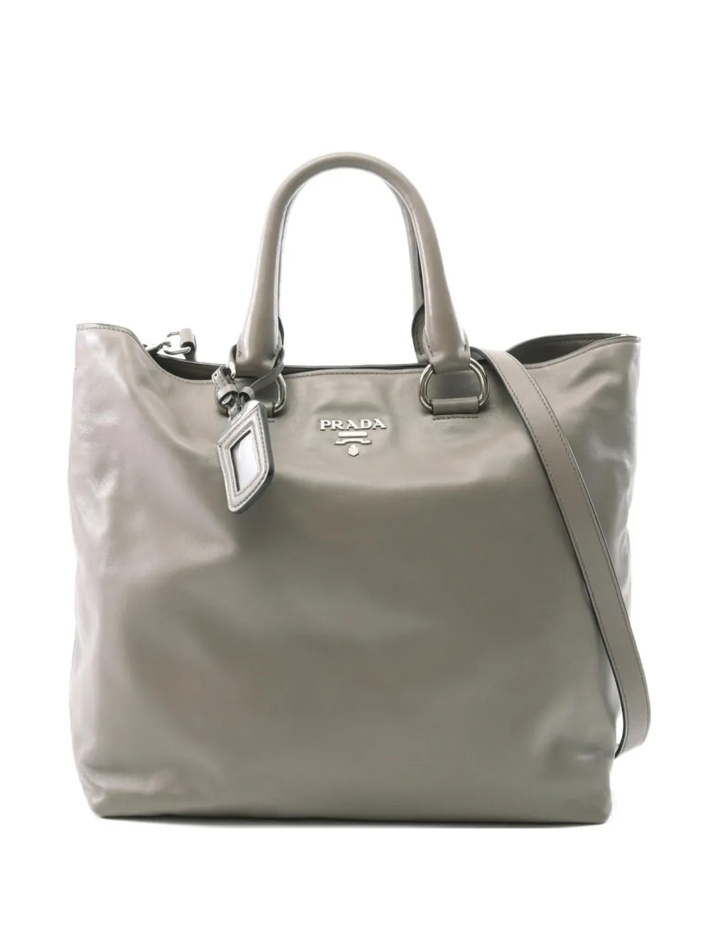 Prada Pre-Owned tote charol 2010 | gris | Image 1