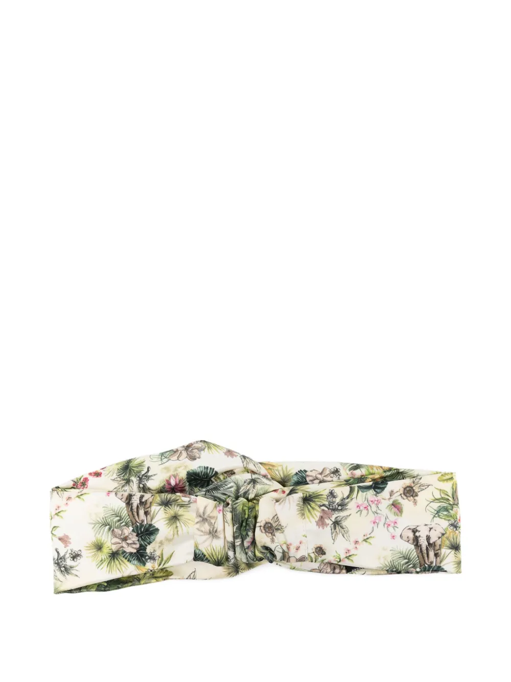 Elie Saab twisted floral-print headband | Image 2