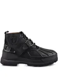 Polo Ralph Lauren buckle-strap leather boots - Black