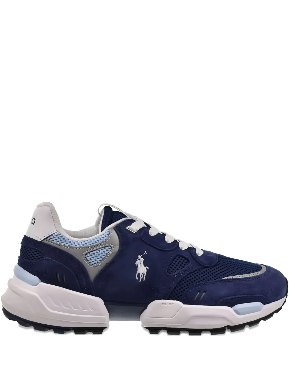 Polo Ralph Lauren Lace-up Suede Sneakers In Blue