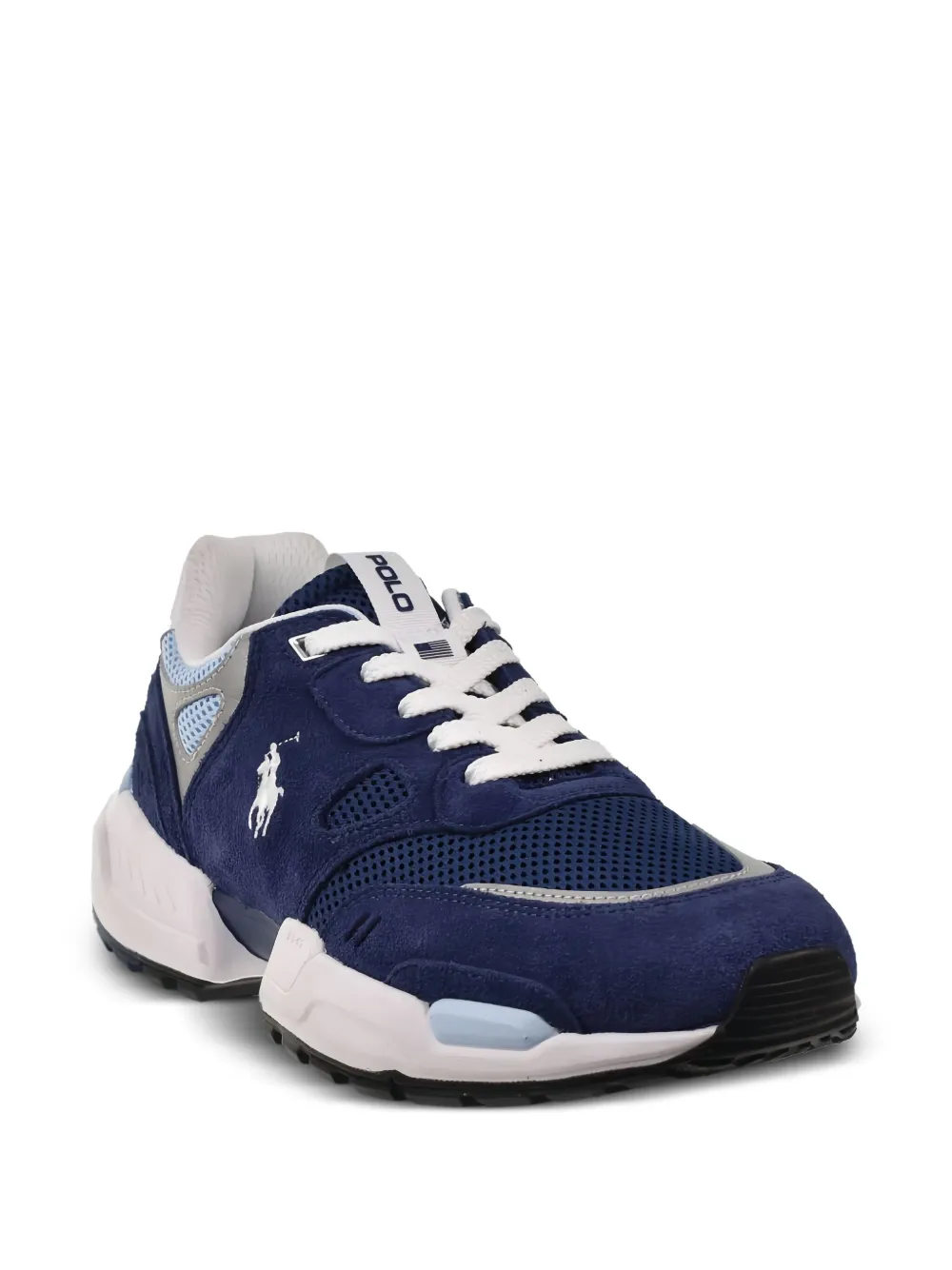Polo Ralph Lauren Suède sneakers Blauw