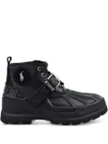 Polo Ralph Lauren buckle-strap leather boots - Black