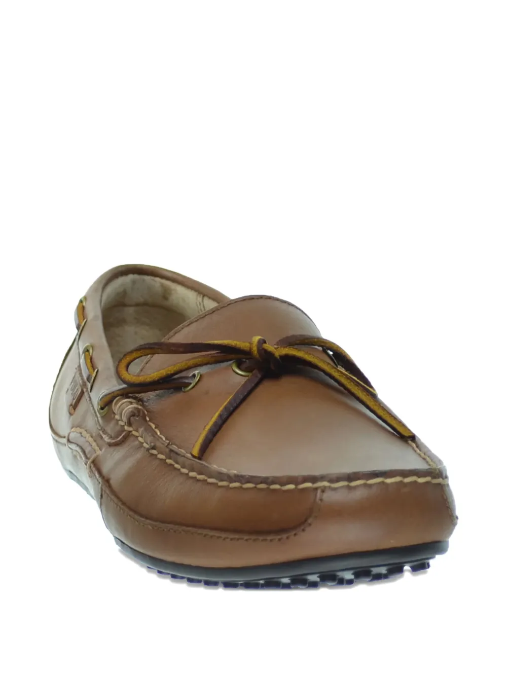 Polo Ralph Lauren leather boat shoes Brown