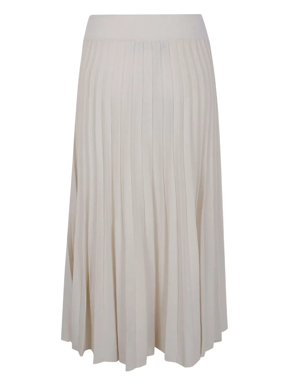 Blugirl Pleated Midi Skirt In Gray