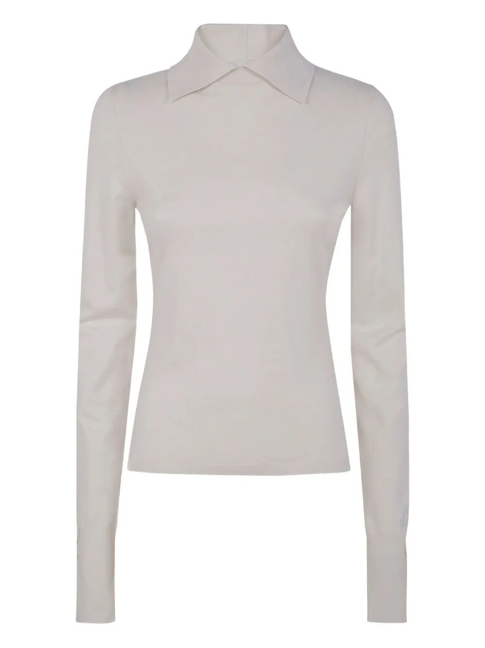 Blugirl Long-sleeve Ribbed Sweater In Multi