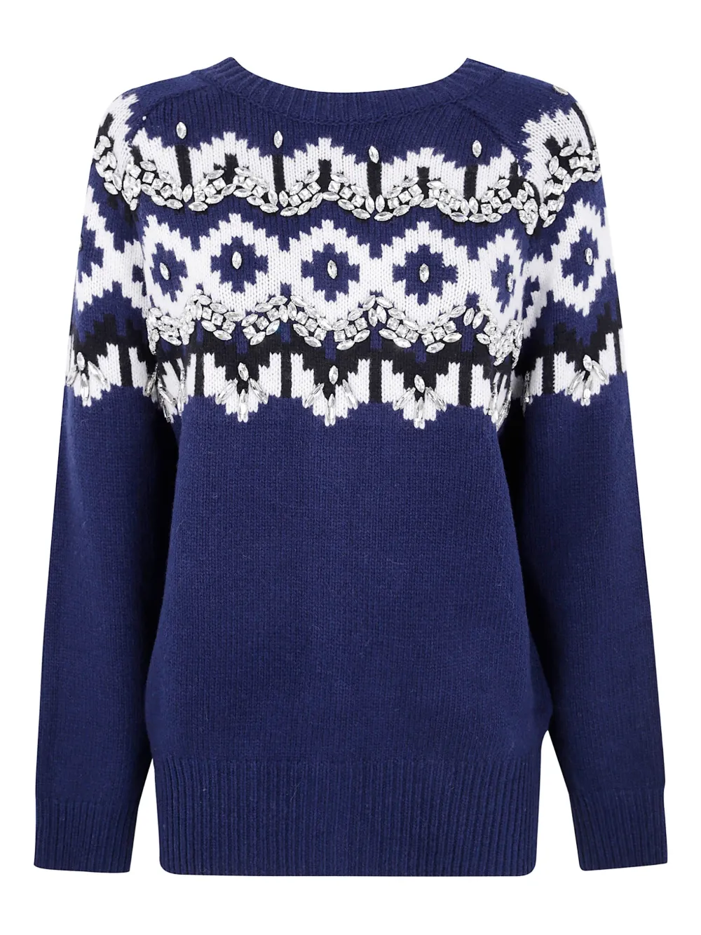 Blugirl crystal-embellished fairisle cardigan | Cardigans | Image 2