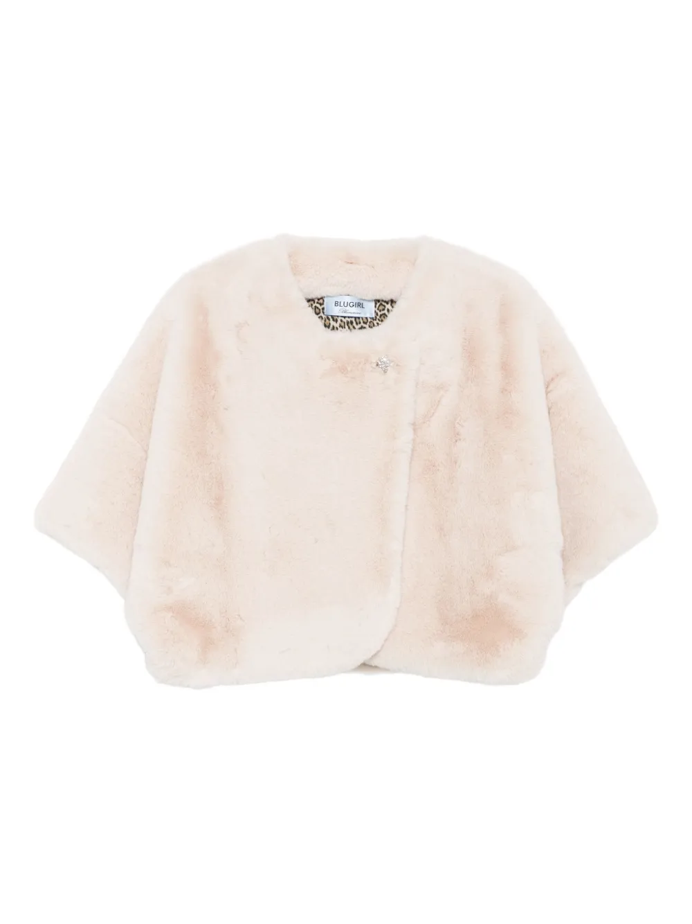 Blugirl faux-fur coat | Neutrals | Image 1