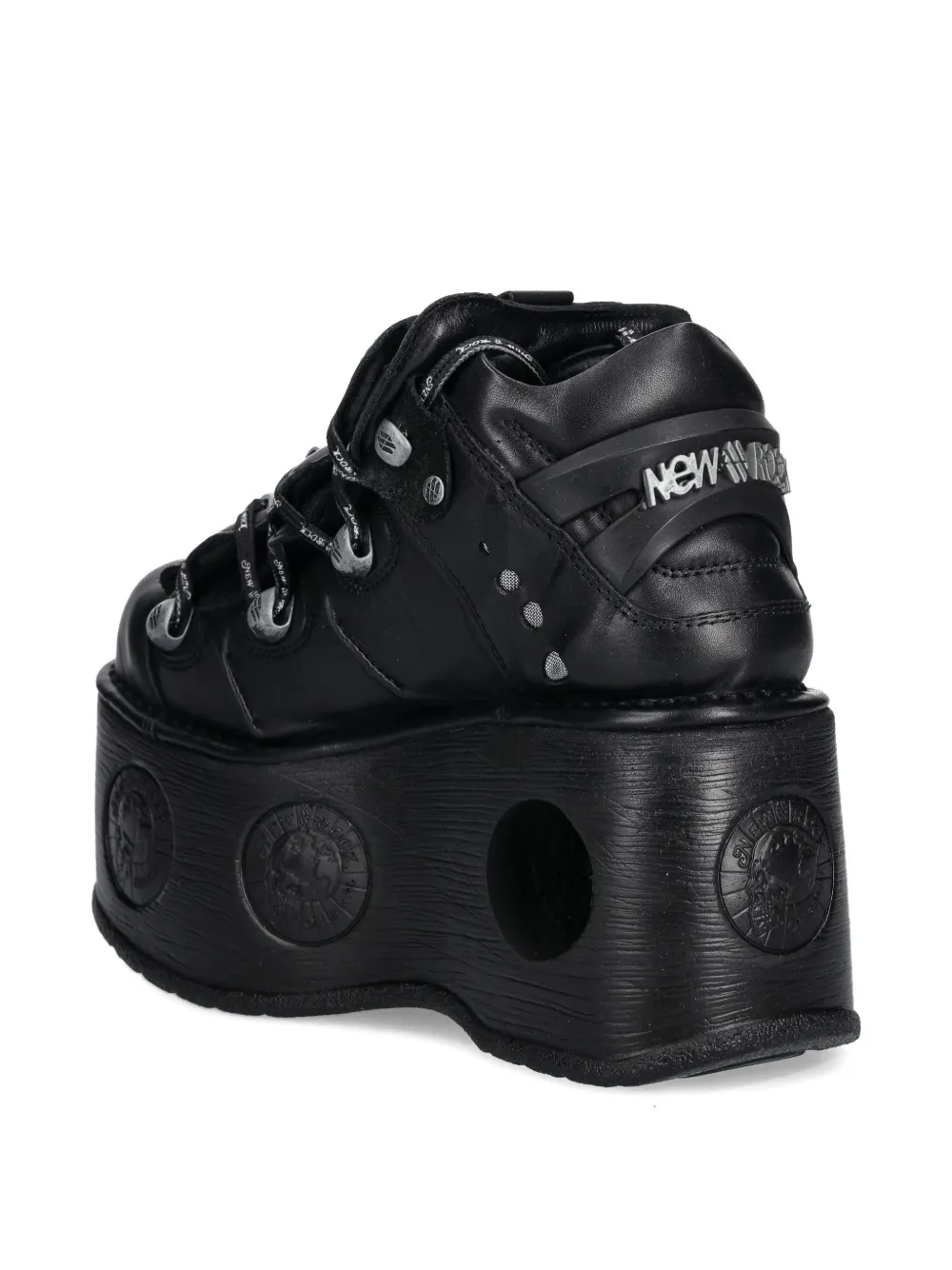 NEW ROCK 110mm sneakers met plateauzool Zwart