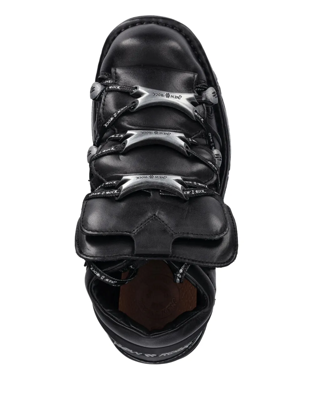 NEW ROCK 110mm sneakers met plateauzool Zwart