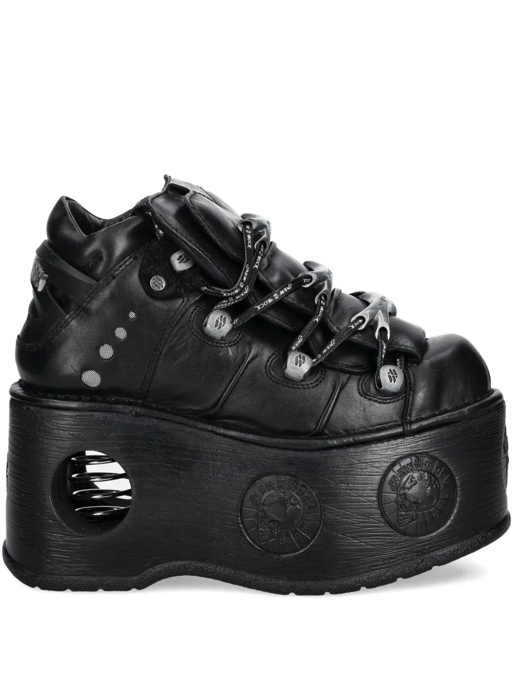 NEW ROCK 110mm sneakers met plateauzool Zwart