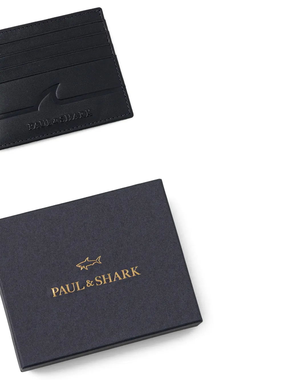 Paul & Shark Pasjeshouder met logo Zwart