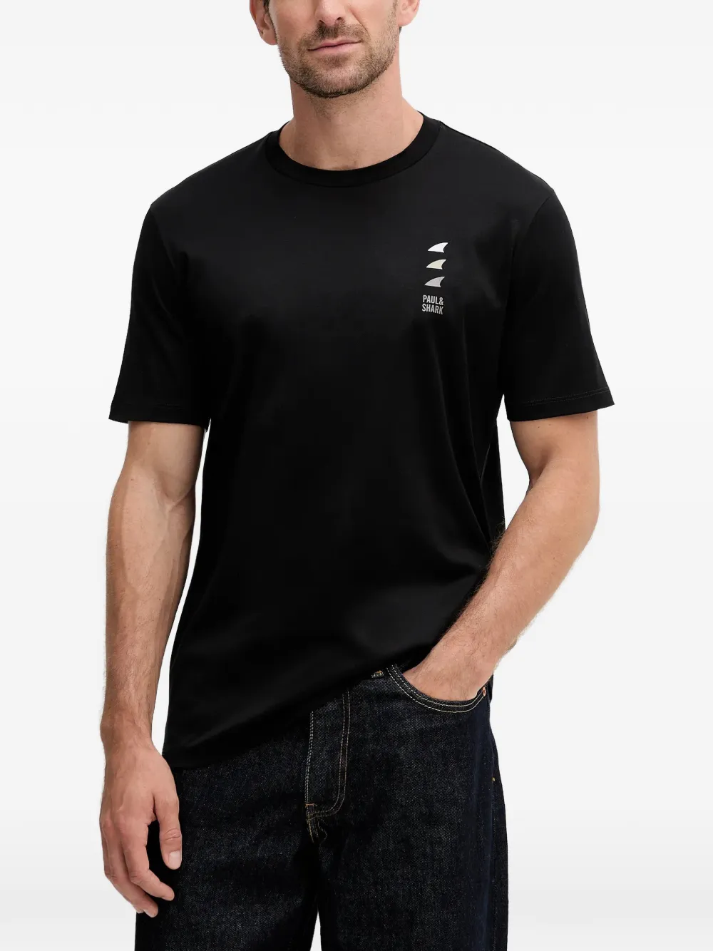 Paul & Shark logo-detail T-shirt - Nero