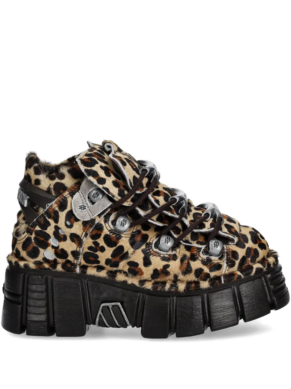 NEW ROCK 60mm leopard-print platform sneakers | Brown | Image 1