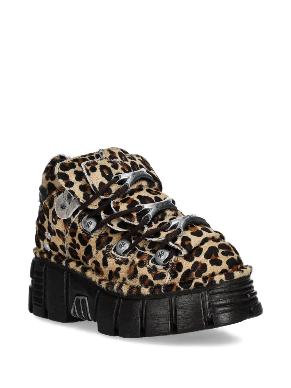 NEW ROCK 60mm leopard-print platform sneakers | High-Tops | Image 2