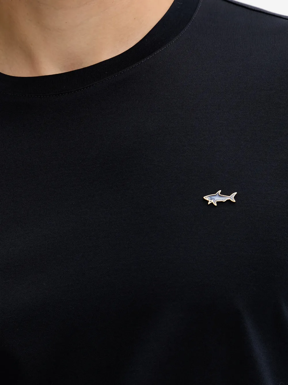 Paul & Shark T-shirt met lange mouwen en haaienpatroon Blauw