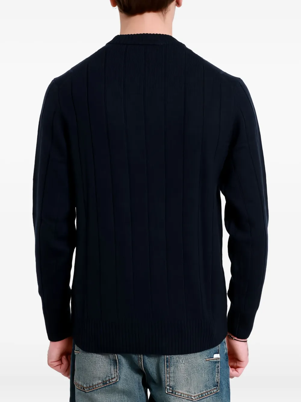 Paolo Pecora Cable-knit Sweater In Blue