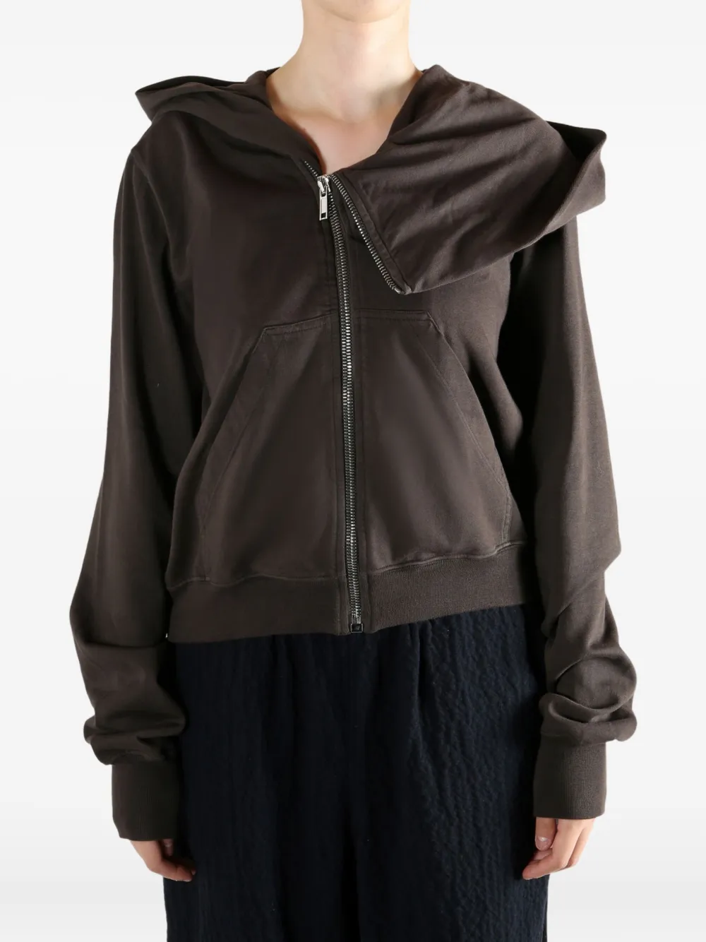 Rick Owens DRKSHDW zip-up hooded jacket | Oversized Jackets | Image 2