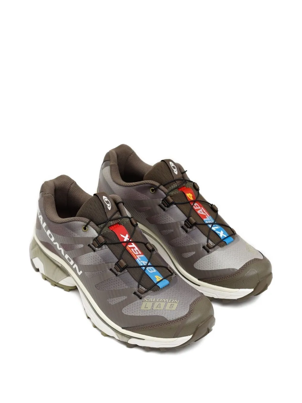 Salomon Low Xt-4 Og Dark Green Sneaker In Multi