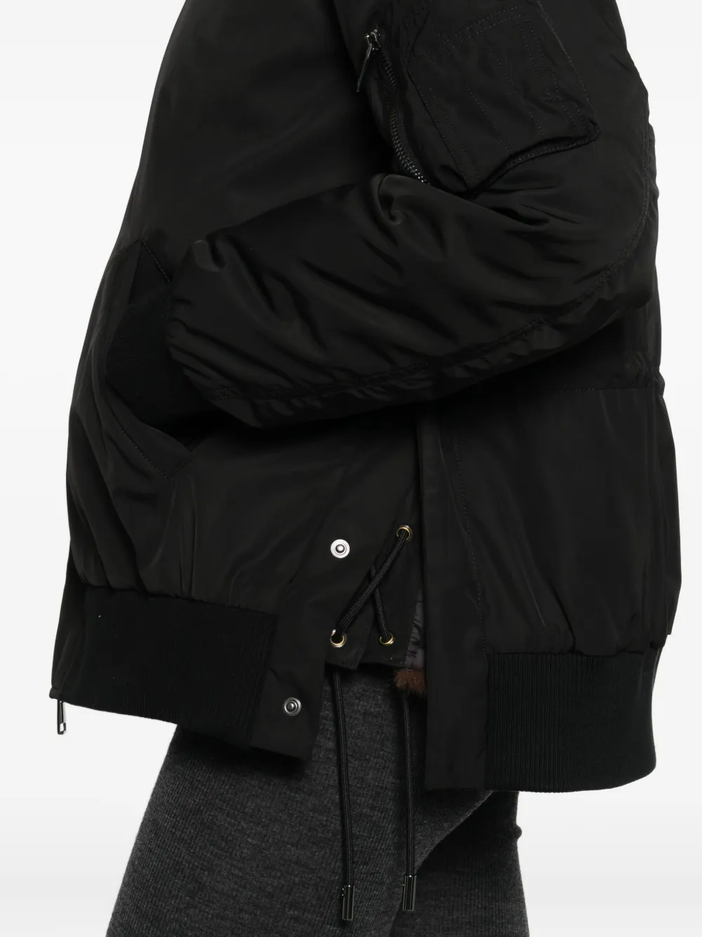 Gotha Hooded Zip-up Jacket In Brown