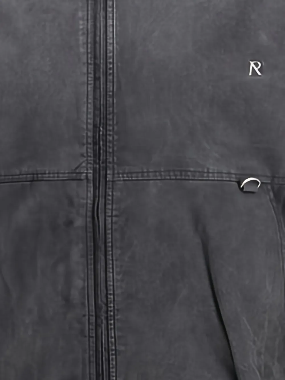 Represent Hooded Bomber Washed In Gray