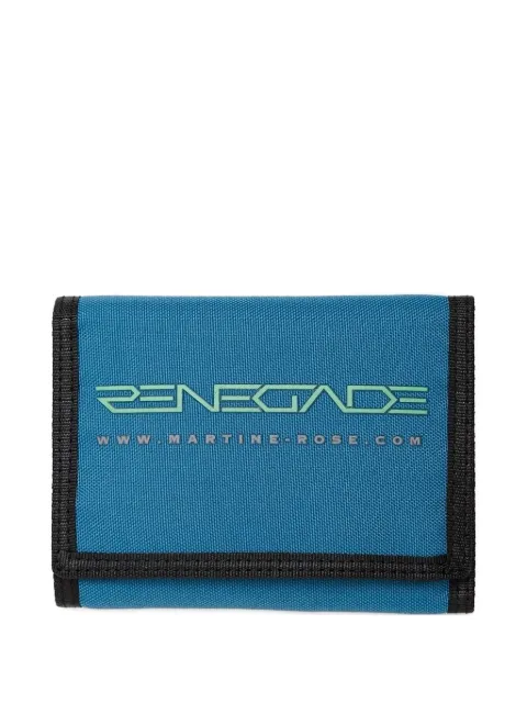 Martine Rose text-embossed wallet