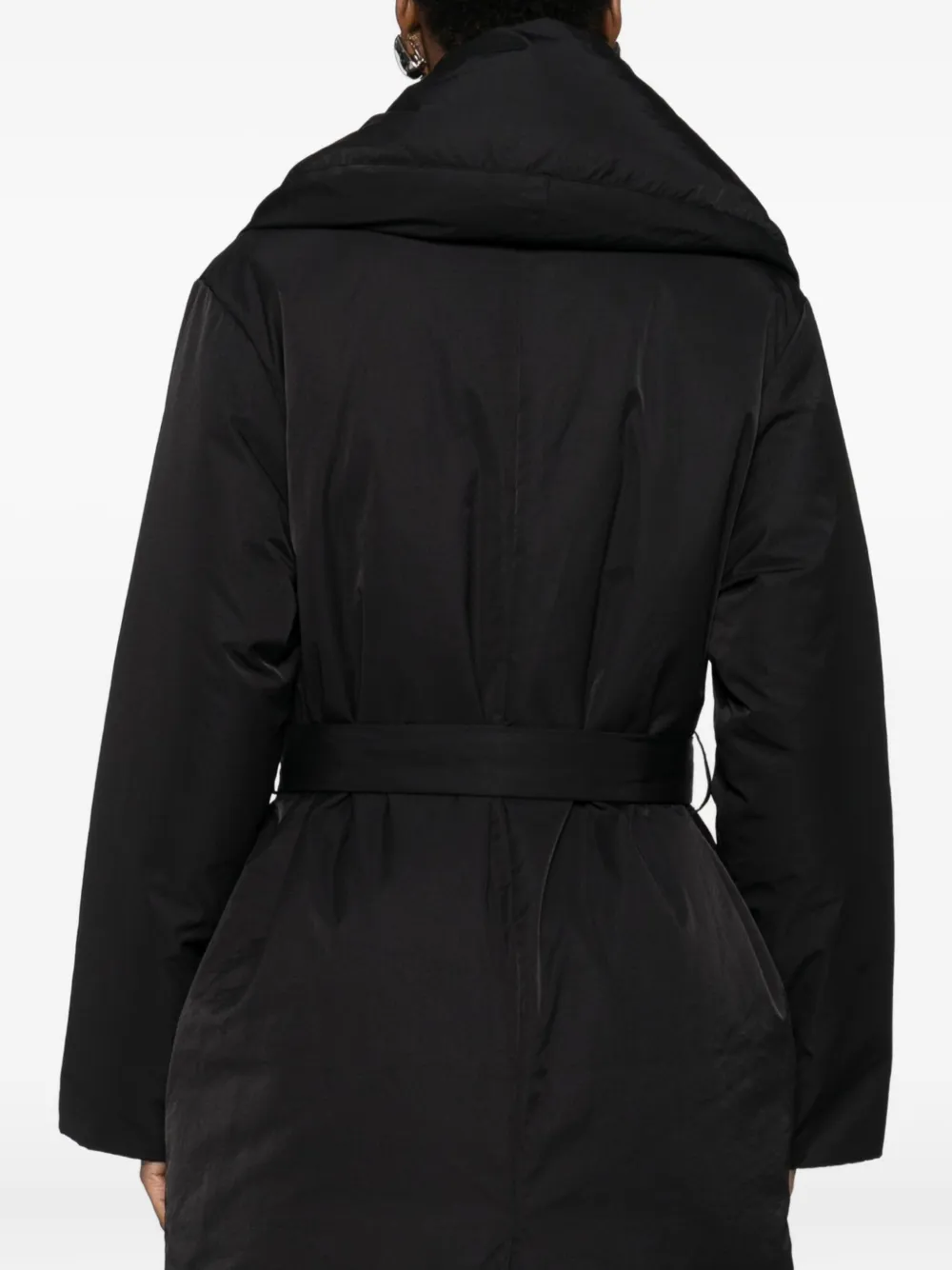 Joseph Womens Charlot Padded Shell-down Coat Black In Blue