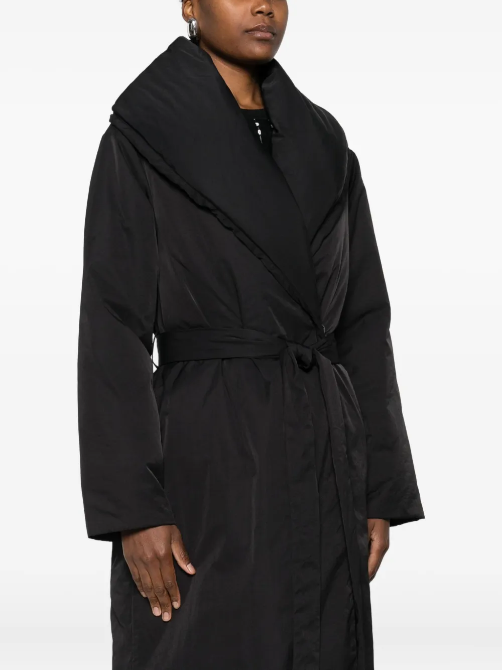 Joseph Womens Charlot Padded Shell-down Coat Black In Blue