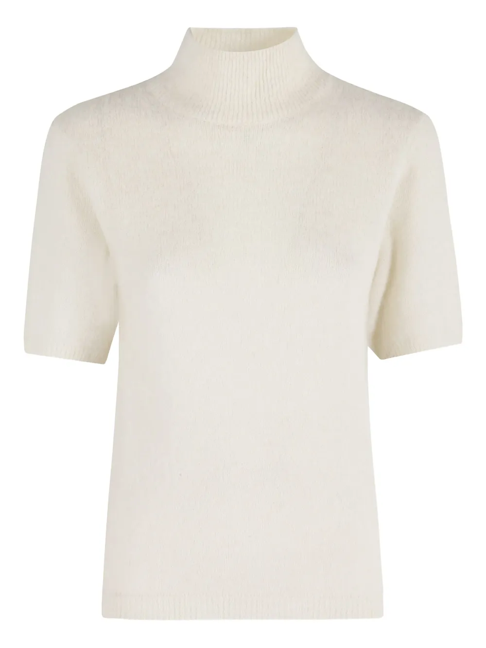 Apc Edie Short-sleeve Sweater In White