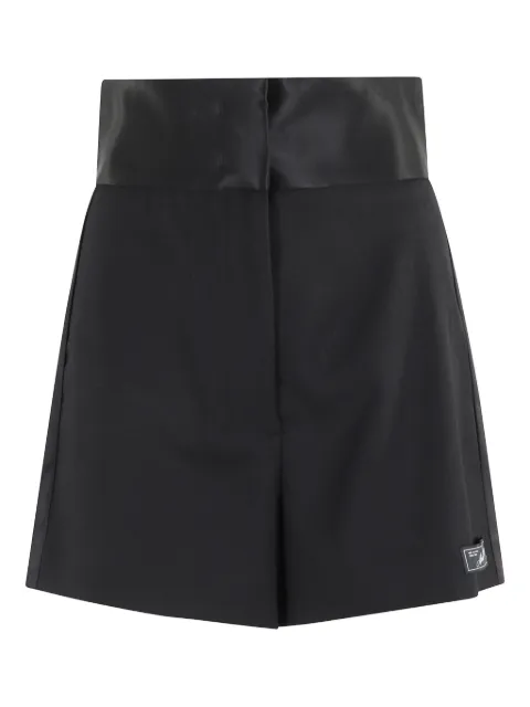 Erika Cavallini  wool blend shorts