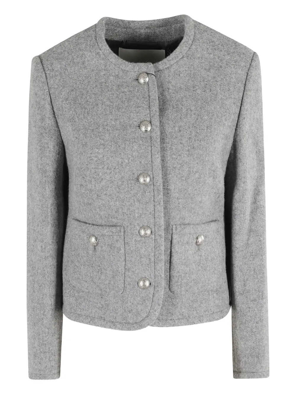 DUNST wool tweed jacket | Grey | Image 1