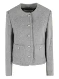 DUNST wool tweed jacket - Grey