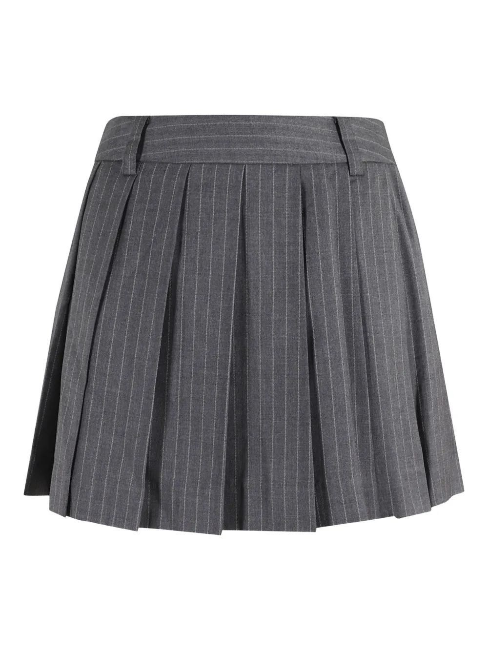 DUNST pinstripe pleated skirt | Grey | Image 1