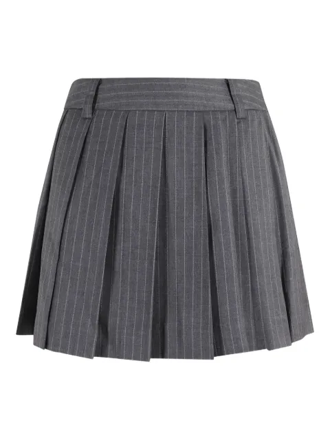 DUNST pinstripe pleated skirt