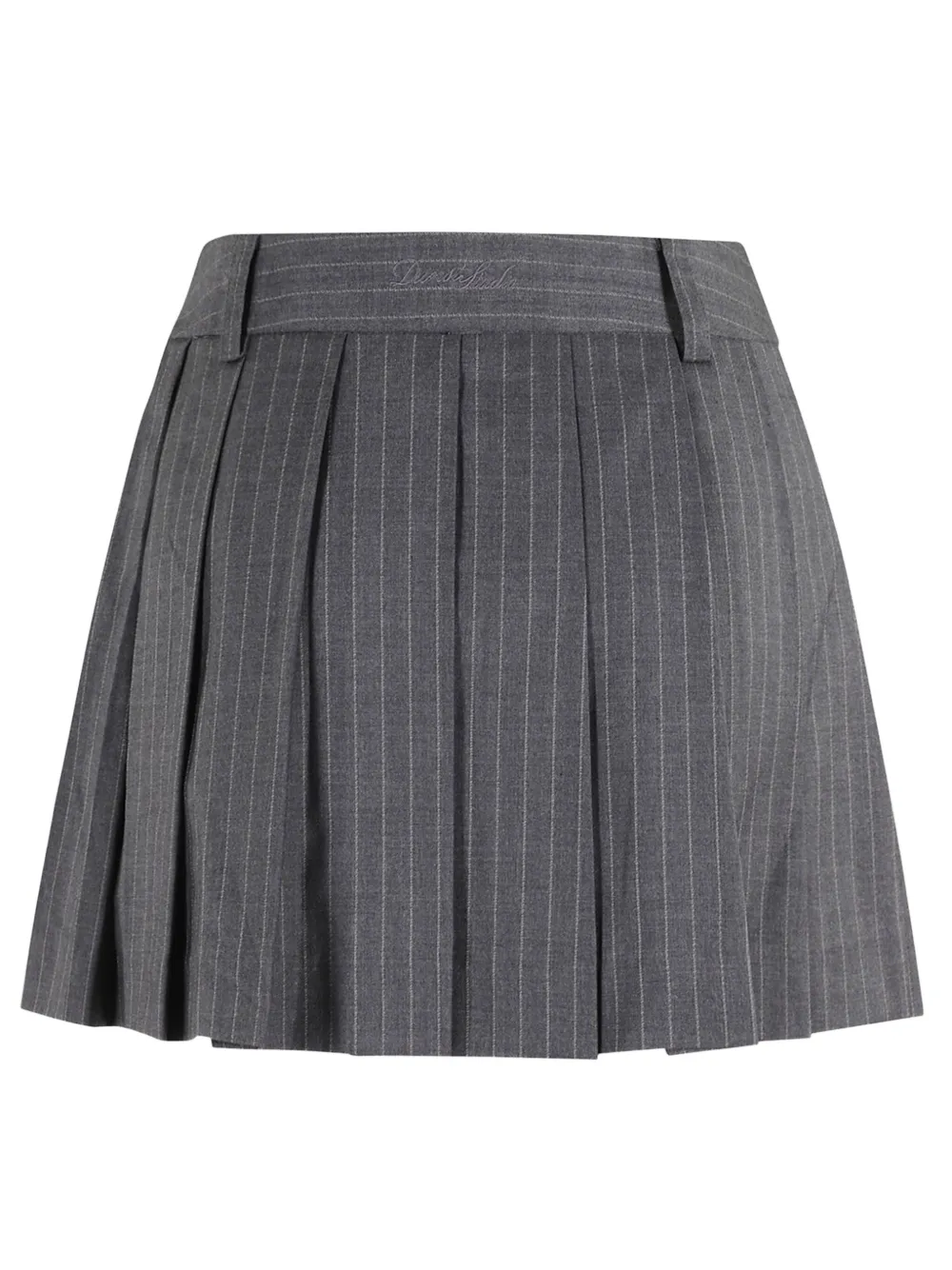 DUNST pinstripe pleated skirt - Grijs
