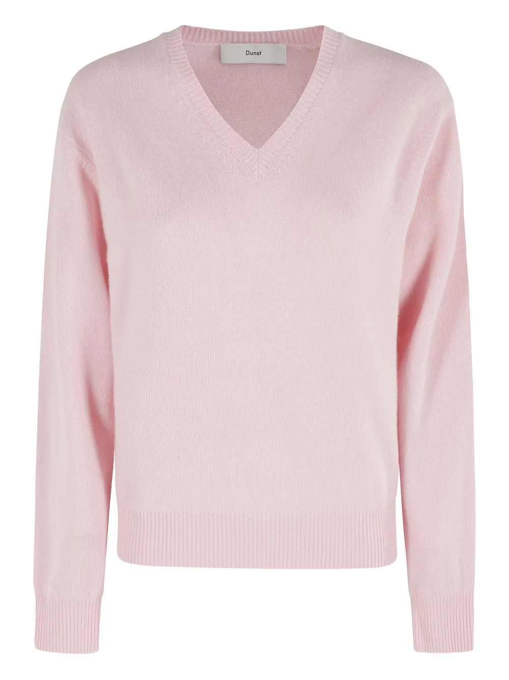 DUNST V-neck long-sleeve sweater | Pink | Image 1