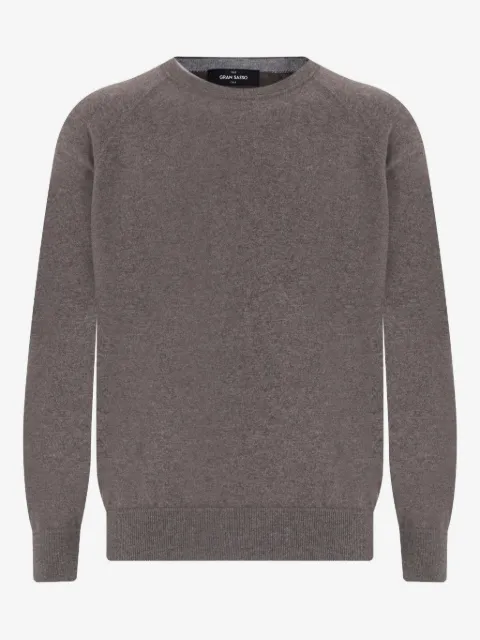Gran Sasso long-sleeve crew-neck sweater