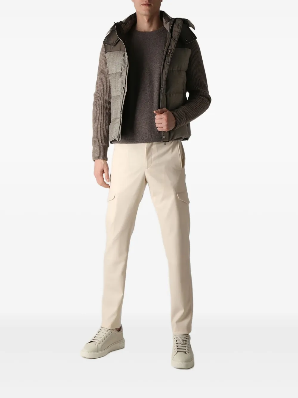 Gran Sasso Sweater met ronde hals - Bruin