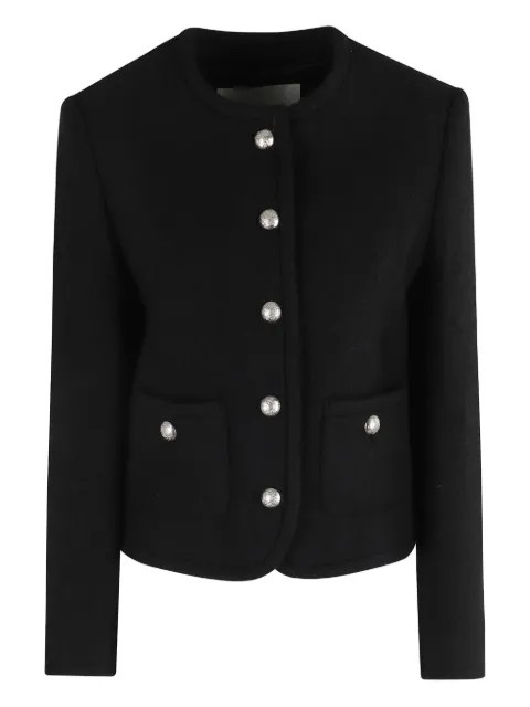 DUNST tweed button-fastening jacket